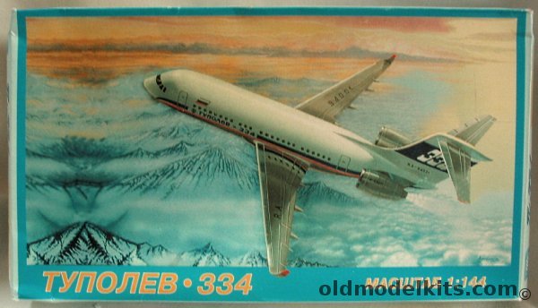 Tupolev 1/144 Tu-334 Transport plastic model kit